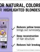 Schwarzkopf Gliss Blonde Hair Perfector regenerační maska na vlasy pro zesvětlené nebo melírované vlasy 150 ml