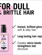 Schwarzkopf Gliss Liquid Silk bezoplachové sérum pro posílení a lesk vlasů Shine Booster 100 ml