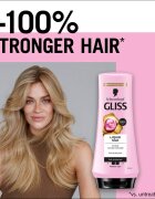 Schwarzkopf Gliss Liquid Silk regenerační balzám pro posílení a lesk vlasů 200 ml