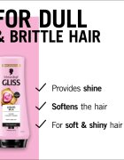Schwarzkopf Gliss Liquid Silk regenerační balzám pro posílení a lesk vlasů 200 ml