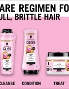 Schwarzkopf Gliss Liquid Silk regenerační balzám pro posílení a lesk vlasů 200 ml