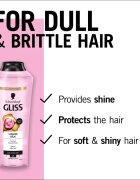 Schwarzkopf Gliss Liquid Silk regenerační šampon pro posílení a lesk vlasů 400 ml