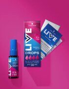 Schwarzkopf LIVE Drops smývatelný barevný stín odstín Růžový květ 30 ml