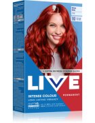 Schwarzkopf LIVE Intense Colour permanentní barva na vlasy odstín 035 Real Red 1 ks