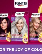 Schwarzkopf Palette Deluxe permanentní barva na vlasy odstín U71 Ledový stříbrný 1 ks