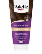 Schwarzkopf Palette Warm Toner maska pro teplé odstíny hnědých vlasů odstín Golden Brown 150 ml
