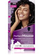Schwarzkopf Perfect Mousse permanentní barva na vlasy odstín 200 Černý 1 ks