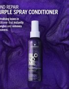 Schwarzkopf Professional Blondme Bond Repair Purple Spray Conditioner fialový kondicionér ve spreji 150 ml