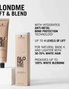 Schwarzkopf Professional Blondme Lift & Blend zesvětlující krém pro blond vlasy odstín Ice 60 ml