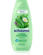 Schwarzkopf Schauma 7 Herbs Freshness bylinný šampon pro normální až mastné vlasy 400 ml