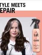 Schwarzkopf Taft x Gliss multifunkční sprej pro tepelnou úpravu vlasů Lovely Long 150 ml