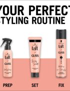 Schwarzkopf Taft x Gliss multifunkční sprej pro tepelnou úpravu vlasů Lovely Long 150 ml