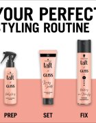 Schwarzkopf Taft x Gliss uhlazující krém na vlasy Sleeky Smooth 150 ml