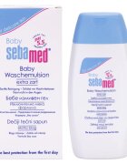 Sebamed Baby Wash velmi jemná mycí emulze na tělo a vlasy 200 ml