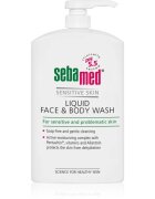 Sebamed Face & Body Wash Sensitive Skin jemná mycí emulze na tělo a obličej pro citlivou pokožku 1000 ml