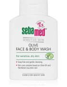 Sebamed Wash jemná mycí emulze na tělo a obličej s olivovým olejem 200 ml