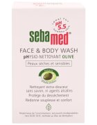 Sebamed Wash jemná mycí emulze na tělo a obličej s olivovým olejem 200 ml