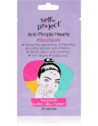 Selfie Project Anti-Pimple Hearts náplasti na problematickou pleť s niacinamidem 20 ks