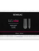 Semilac Accessories Acrylgel Nail Form šablony na nehty typ Square 120 ks