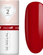 Semilac Easy Off Step 2 gelový lak na nehty s použitím UV/LED lampy odstín The Red Core 7 ml