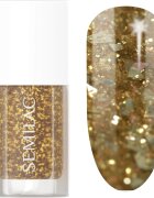 Semilac Glitter Nails třpytivý lak na nehty odstín 042 Flakes of Gold 7 ml