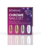 Semilac Set Chrome Nails dárková sada na nehty