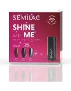 Semilac Set Shine With Me sada laků na nehty s použitím UV/LED lampy