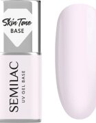 Semilac UV Gel Base Skin Tone Base podkladový lak pro gelové nehty odstín Milky Pink 7 ml