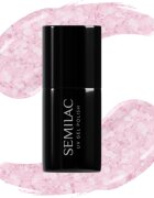 Semilac UV Hybrid Crushed_ICE gelový lak na nehty s použitím UV/LED lampy odstín 491 Strawberry Ice 7 ml
