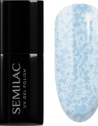 Semilac UV Hybrid Crushed_ICE gelový lak na nehty s použitím UV/LED lampy odstín 493 Bubble Gum 7 ml