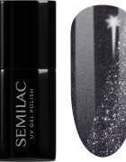 Semilac UV Hybrid Day and Night gelový lak na nehty s použitím UV/LED lampy odstín 399 Dark & Spark 7 ml
