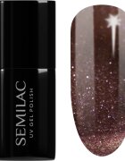 Semilac UV Hybrid Galaxy Flash gelový lak na nehty s použitím UV/LED lampy odstín 823 Meta Rose 7 ml