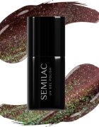 Semilac UV Hybrid Galaxy Flash gelový lak na nehty s použitím UV/LED lampy odstín 824 Digital Red 7 ml