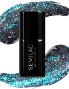Semilac UV Hybrid Galaxy Flash gelový lak na nehty s použitím UV/LED lampy odstín 828 Grey Holo 7 ml