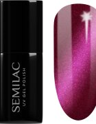 Semilac UV Hybrid Silk Effect gelový lak na nehty s použitím UV/LED lampy odstín 468 Pink Cosy Essential 7 ml