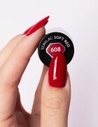 Semilac UV Hybrid Winter Collection gelový lak na nehty s použitím UV/LED lampy odstín 608 Soft Red 7 ml