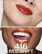 Shiseido Makeup Technosatin gel lipstick saténová rtěnka odstín 416 Red Shift 4 g