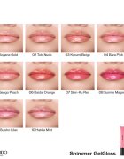 Shiseido Shimmer GelGloss třpytivý lesk na rty s hydratačním účinkem odstín 07 Shin Ku Red 9 ml