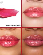 Shiseido Shimmer GelGloss třpytivý lesk na rty s hydratačním účinkem odstín 07 Shin Ku Red 9 ml