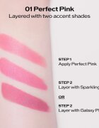 Shiseido Technosatin Pink saténová rtěnka odstín 02 Sparkling Pink 3.3 g