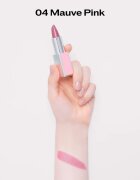 Shiseido Technosatin Pink saténová rtěnka odstín 04 Mauve Pink 3.3 g