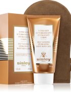 Sisley Super Soin Self Tanning Hydrating Body Skin Care samoopalovací tělové mléko s aplikační rukavicí 150 ml