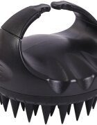 Sister Young Aura Shampoo Brush masážní kartáč na vlasy a vlasovou pokožku Black 1 ks