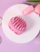 Sister Young Aura Shampoo Brush masážní kartáč na vlasy a vlasovou pokožku Pink 1 ks