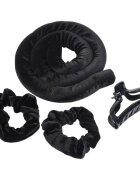 Sister Young LISA set na natáčení vlasů Black 4 ks