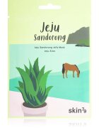 Skin79 Jeju Sandorong Jeju Aloe zklidňující plátýnková maska s hydratačním účinkem 33 ml