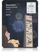 Skin79 Seoul Girl's Beauty Secret zpevňující plátýnková maska na kontury obličeje 20 g