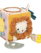 Small foot Little Lion Fabric Playing Cube aktivity hračka 0m+ 1 ks