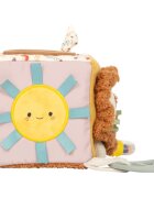 Small foot Little Lion Fabric Playing Cube aktivity hračka 0m+ 1 ks