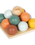 Small foot Montessori Sorting Game with Balls třídicí hra 12m+ 15 ks